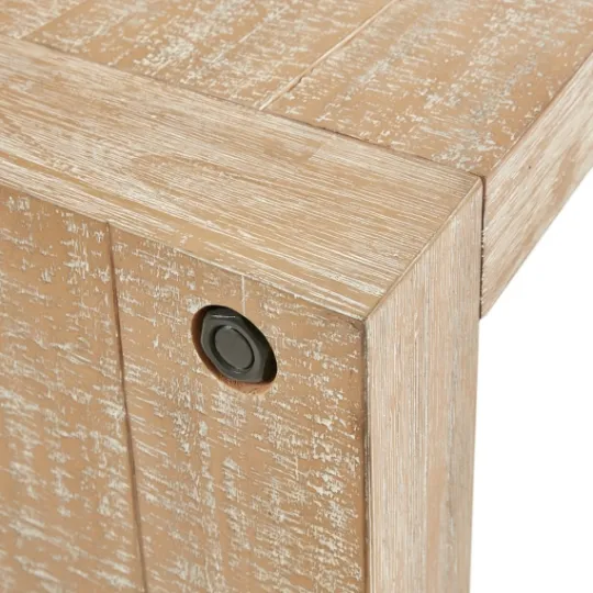 Kirkland's Home Natural Wood Frame Console Table- Console Tables