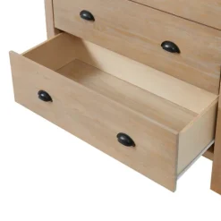 Kirkland's Home Natural Wood Grain 5-Drawer Storage Chest- Dressers & Chests