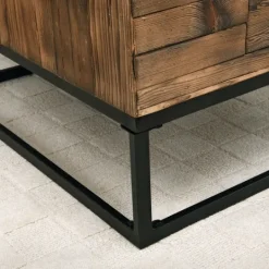 Kirkland's Home Natural Wood Plank Top Coffee Table- Coffee Tables