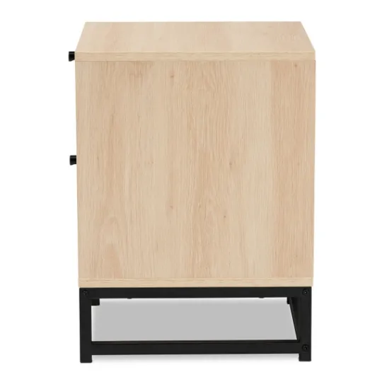 Kirkland's Home Natural Wood Rat Cut Out Nights D- Nightstands