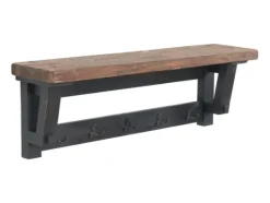Kirkland's Home Natural Wood Sawhorse Coat Rack- Hooks