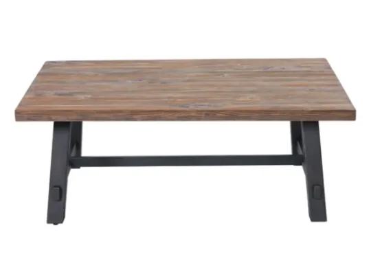 Kirkland's Home Natural Wood Sawhorse Coffee Table, 48X32 In.- Coffee Tables