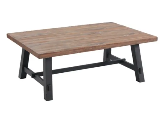 Kirkland's Home Natural Wood Sawhorse Coffee Table, 48X32 In.- Coffee Tables