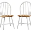 Kirkland's Home Natural Wooden Dining Chairs, Set Of 2- Dining Chairs