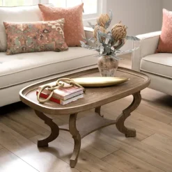 Kirkland's Home Natural Wooden Parker Coffee Table- Coffee Tables