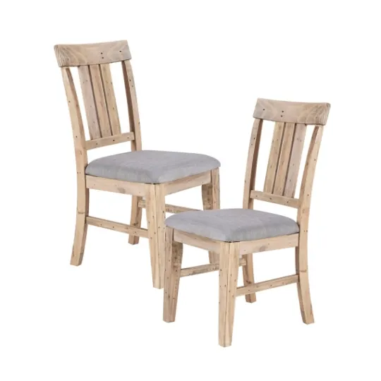Kirkland's Home Natural Wooden Sonoma Dining Chairs, Set Of 2- Dining Chairs