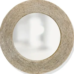 Kirkland's Home Natural Wound Rope Frame Mirror- Decorative Mirrors