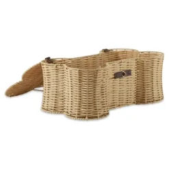 Kirkland's Home Natural Woven Bone Shaped Basket, 17 In.- Baskets & Boxes