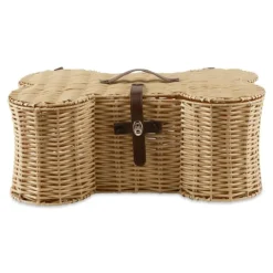 Kirkland's Home Natural Woven Bone Shaped Basket, 21 In.- Baskets & Boxes