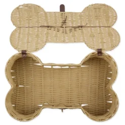 Kirkland's Home Natural Woven Bone Shaped Basket, 21 In.- Baskets & Boxes
