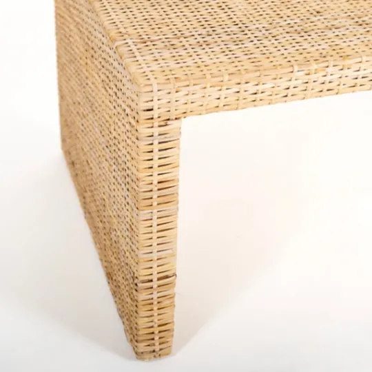 Kirkland's Home Natural Woven Rat Coffee Table- Coffee Tables