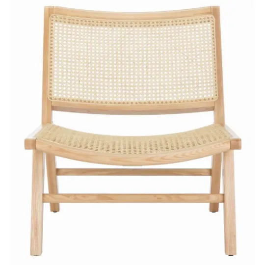 Kirkland's Home Natural Woven Rat Low-Slung Accent Chair- Accent Chairs
