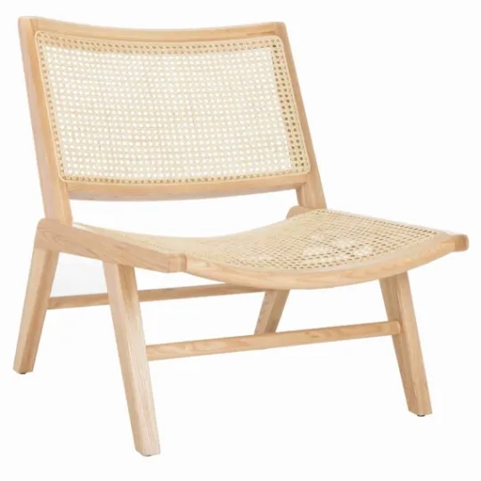 Kirkland's Home Natural Woven Rat Low-Slung Accent Chair- Accent Chairs