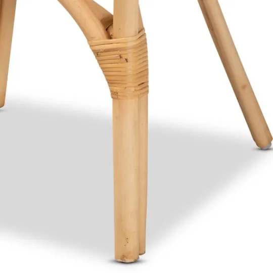 Kirkland's Home Natural Woven Rat X-Back Dining Chair- Dining Chairs