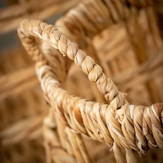 Kirkland's Home Natural Woven Water Hyacinth Baskets, Set Of 2- Baskets & Boxes
