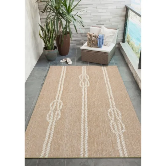 Kirkland's Home Nautical Rope Indoor/Outdoor Area Rug, 2X3- Outdoor Rugs