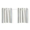 Kirkland's Home Navy & White Stripe Cafe Curtain Panel Set, 24 In.- Curtains & Drapes