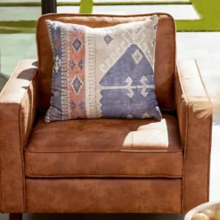 Kirkland's Home Navy And Rust Vintage Bahiti Throw Pillow- Pillows