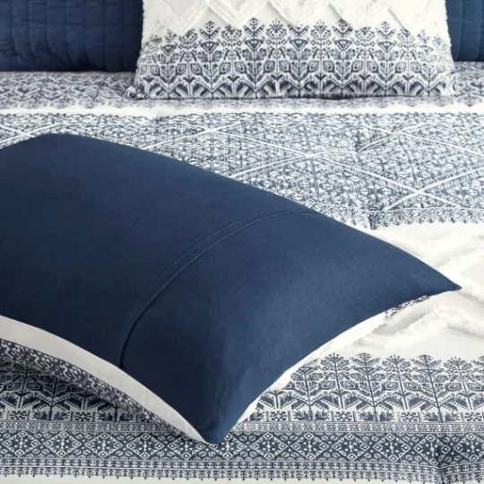 Kirkland's Home Navy And White 3-Pc. Full/Queen Comforter Set- Comforters