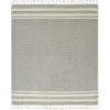Kirkland's Home Navy And White Stripes Cotton Throw- Blankets & Throws