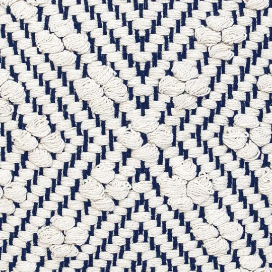 Kirkland's Home Navy And White Woven Maze Pillow- Pillows