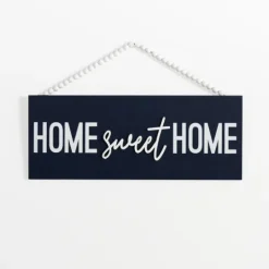 Kirkland's Home Navy Beaded Home Sweet Home Wall Plaque- Wall Quotes & Signs