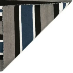 Kirkland's Home Navy Bold Stripe Indoor/Outdoor Area Rug, 5X7- Outdoor Rugs