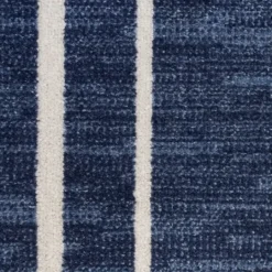 Kirkland's Home Navy Bordered Indoor/Outdoor Accent Rug, 2X4- Outdoor Rugs
