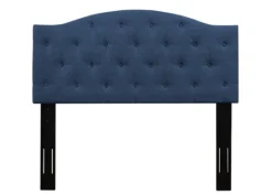 Kirkland's Home Navy Bryne Button Tufted Full/Queen Headboard- Beds & Headboards