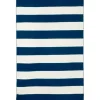 Kirkland's Home Navy Cabana Stripe Indoor/Outdoor Area Rug, 7X9- Outdoor Rugs