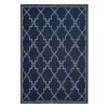 Kirkland's Home Navy Caden Outdoor Area Rug, 6X9- Outdoor Rugs