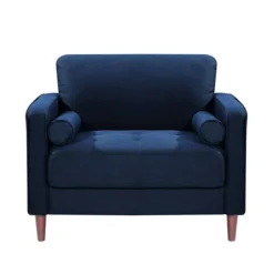 Kirkland's Home Navy Chelsea Modern Accent Chair- Accent Chairs