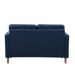 Kirkland's Home Navy Chelsea Modern Loveseat- Sofas & Loveseats