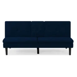 Kirkland's Home Navy Console Usb Port Convertible Sofa- Sofas & Loveseats