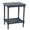Kirkland's Home Navy Crate Shelf Side Table- Accent & End Tables
