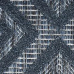 Kirkland's Home Navy Diamond Indoor/Outdoor Area Rug, 5X7- Outdoor Rugs