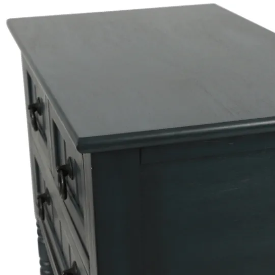 Kirkland's Home Navy 3-Drawer Console Table- Console Tables