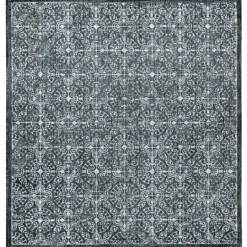 Kirkland's Home Navy Embellished Indoor/Outdoor Area Rug, 7X7- Outdoor Rugs