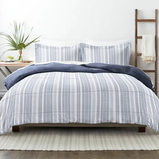 Kirkland's Home Navy Farmhouse Dreams Queen 3-Pc. Comforter Set- Comforters