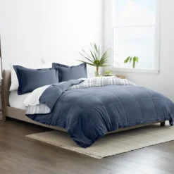 Kirkland's Home Navy Farmhouse Dreams Queen 3-Pc. Comforter Set- Comforters