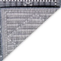 Kirkland's Home Navy Geo Lattice Outdoor Area Rug, 6X9- Outdoor Rugs