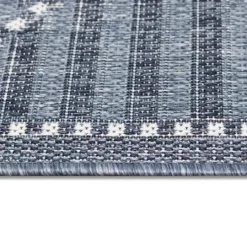 Kirkland's Home Navy Geo Lattice Outdoor Area Rug, 4X7- Outdoor Rugs