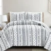 Kirkland's Home Navy Geometric Full/Queen Reversible Quilt Set- Quilts