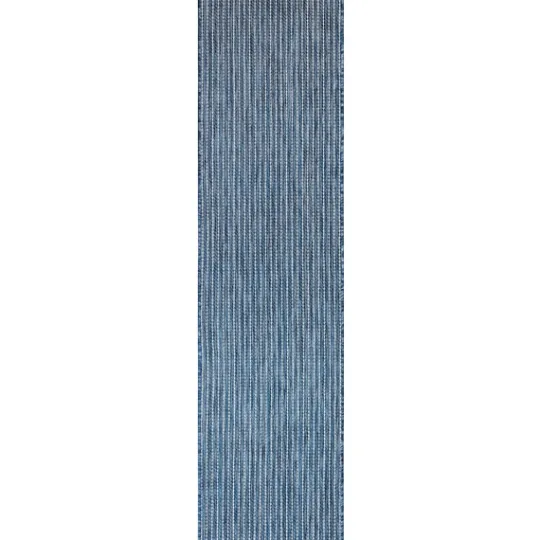 Kirkland's Home Navy Intertwine Indoor/Outdoor Runner- Outdoor Rugs