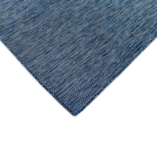 Kirkland's Home Navy Intertwine Indoor/Outdoor Runner- Outdoor Rugs