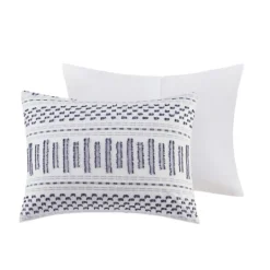Kirkland's Home Navy Jacquard California King 3-Pc. Comforter Set- Comforters