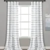 Kirkland's Home Navy Ombre Stripe Curtain Panel Set, 95 In.- Curtains & Drapes