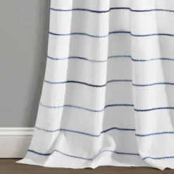 Kirkland's Home Navy Ombre Stripe Curtain Panel Set, 95 In.- Curtains & Drapes