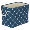 Kirkland's Home Navy Paw Trellis Rectangle Basket, 14 In.- Baskets & Boxes