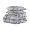 Kirkland's Home Navy Plaid Polka Dot 2-Pc. Twin Duvet Cover Set- Duvets